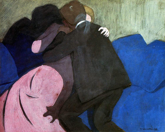  Felix Vallotton The Kiss - Canvas Art Print