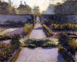  Gustave Caillebotte The Kitchen Garden, Yerres - Canvas Art Print