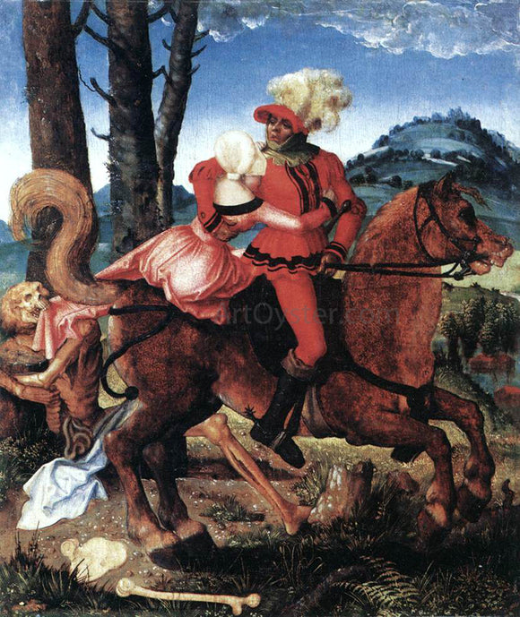  Hans Baldung The Knight, the Young Girl, and Death - Canvas Art Print