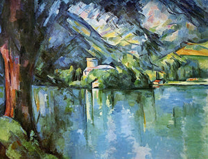  Paul Cezanne The Lac d'Annecy - Canvas Art Print