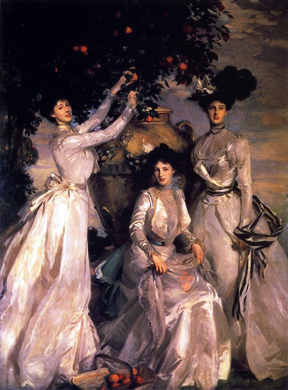  John Singer Sargent The Ladies Alexandra, Mary and Theo Acheson - Canvas Art Print