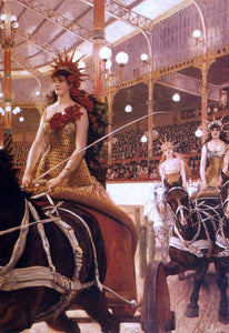  James Tissot The Ladies of the Cars - Canvas Art Print