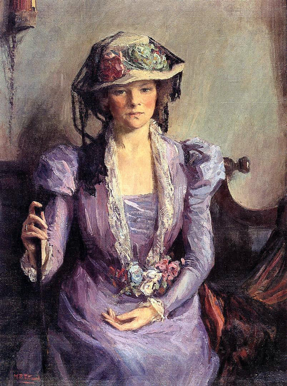  Mary Bradish Titcomb The Lady In Lavender - Canvas Art Print