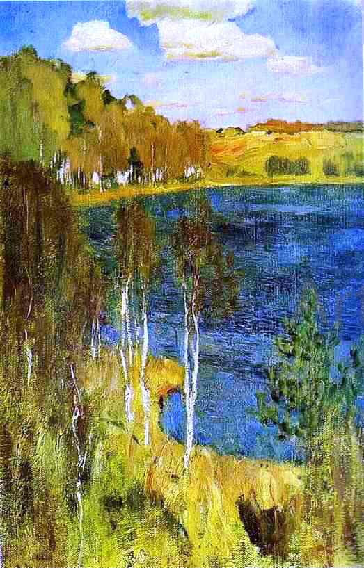  Isaac Ilich Levitan The Lake - Canvas Art Print