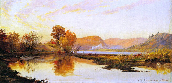  Jasper Francis Cropsey The Lake - Canvas Art Print