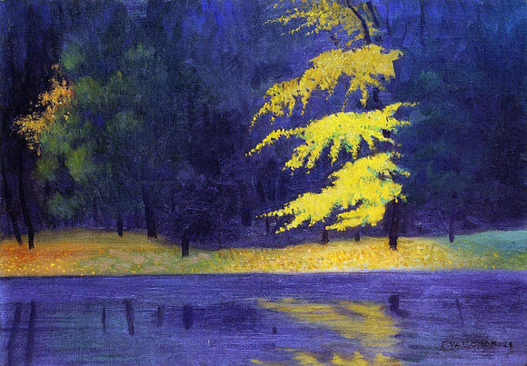  Felix Vallotton The Lake in the Bois de Boulogne - Canvas Art Print