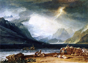  Joseph William Turner The Lake of Thun, Switzerland - Canvas Art Print