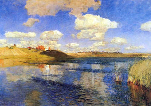  Isaac Ilich Levitan The lake, Russian soil - Canvas Art Print