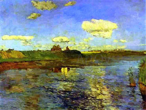  Isaac Ilich Levitan The Lake. Study - Canvas Art Print