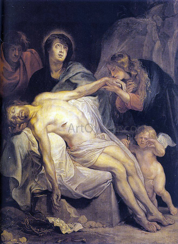  Sir Antony Van Dyck The Lamentation - Canvas Art Print
