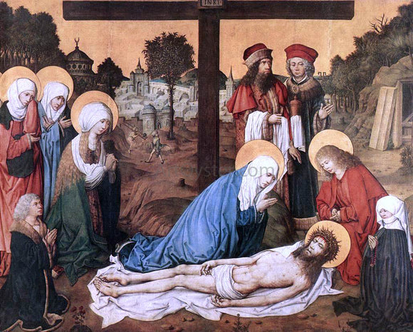  Master the Housebook The Lamentation of Christ - Canvas Art Print