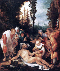  Wolf Huber The Lamentation of Christ - Canvas Art Print