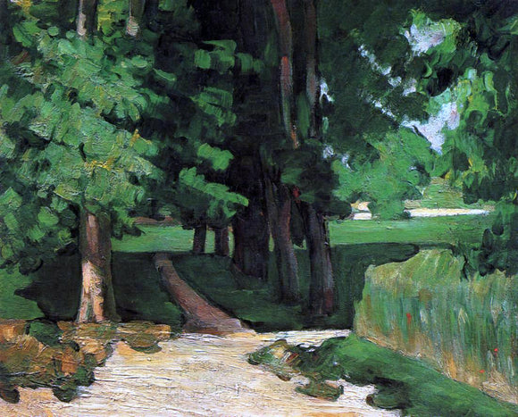  Paul Cezanne The Lane of Chestnut Trees at the Jas de Bouffan - Canvas Art Print
