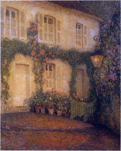  Henri Le Sidaner A Lantern at Gerberoy - Canvas Art Print