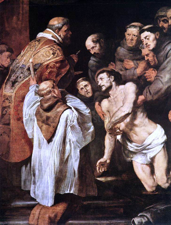  Peter Paul Rubens The Last Communion of St Francis - Canvas Art Print