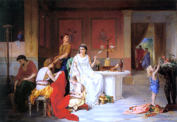  Pierre Joseph Coomans The Last Hour of Pompei - Canvas Art Print