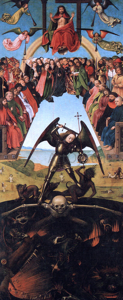  Petrus Christus The Last Judgement - Canvas Art Print