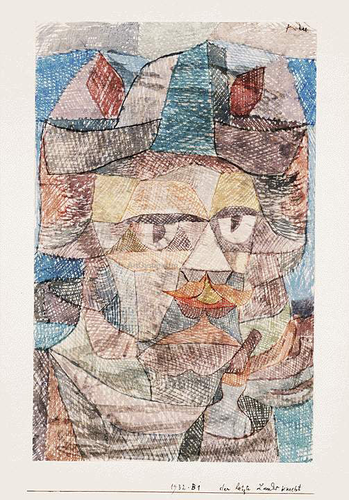  Paul Klee The Last of the Mercenaries - Canvas Art Print