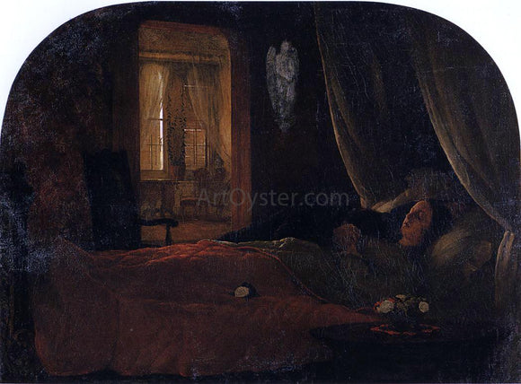  George Cochran Lambdin The Last Sleep - Canvas Art Print