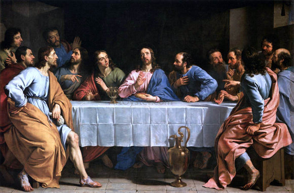  Philippe De Champaigne The Last Supper - Canvas Art Print