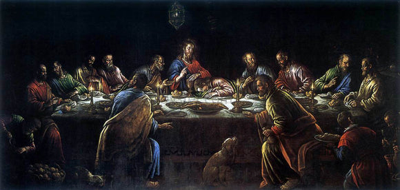  Leandro Bassano The Last Supper - Canvas Art Print