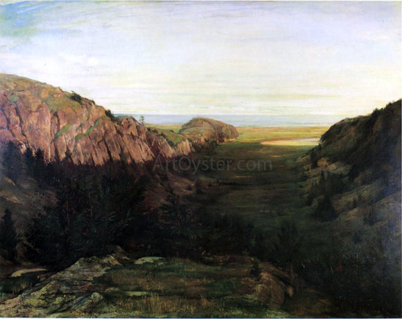  John La Farge The Last Valley - Paradise Rocks - Canvas Art Print
