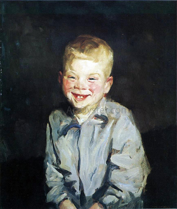  Robert Henri a Laughing Boy (Jobie) - Canvas Art Print