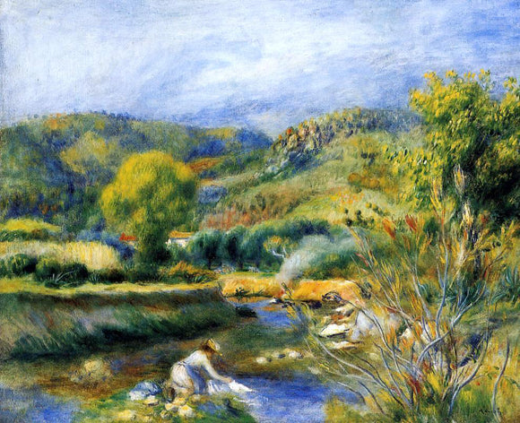  Pierre Auguste Renoir The Laundress - Canvas Art Print