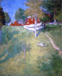  Julian Alden Weir The Laundry, Branchville - Canvas Art Print