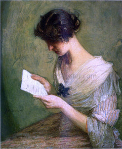  Julian Alden Weir The Letter - Canvas Art Print