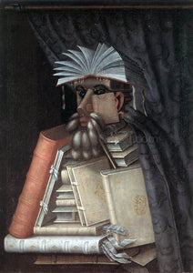  Giuseppe Arcimboldo The Librarian - Canvas Art Print