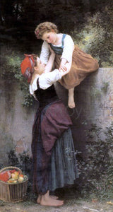  William Adolphe Bouguereau The Little Marauders - Canvas Art Print