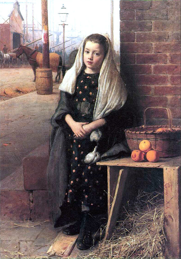  Seymour Joseph Guy The Little Orange Girl - Canvas Art Print