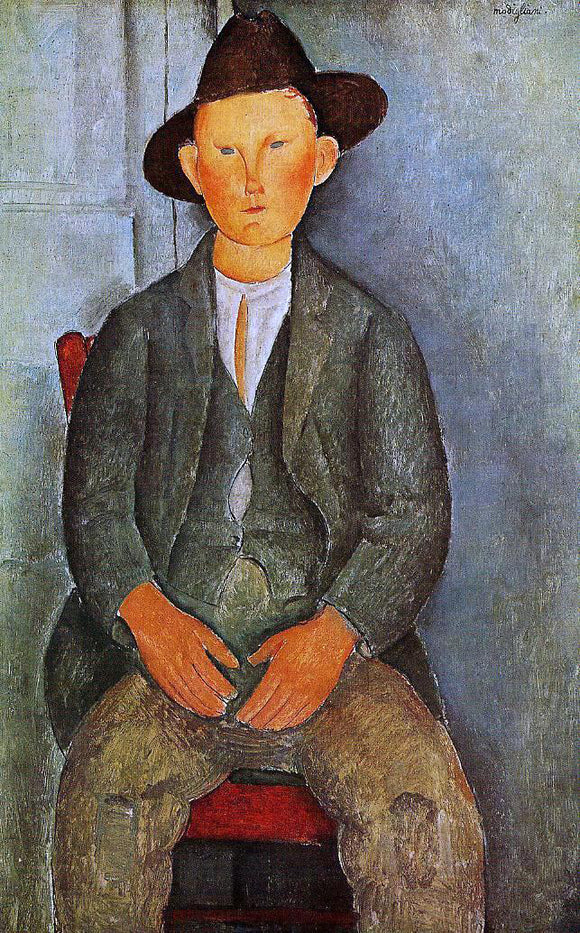  Amedeo Modigliani The Little Peasant - Canvas Art Print