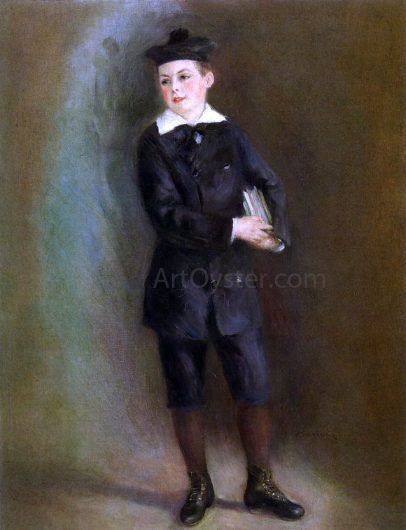  Pierre Auguste Renoir The Little School Boy - Canvas Art Print