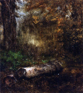  George Inness The Log - Canvas Art Print