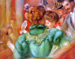  Pierre Auguste Renoir The Loge - Canvas Art Print