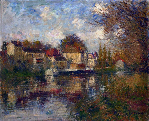  Gustave Loiseau The Loing at Moret - Canvas Art Print