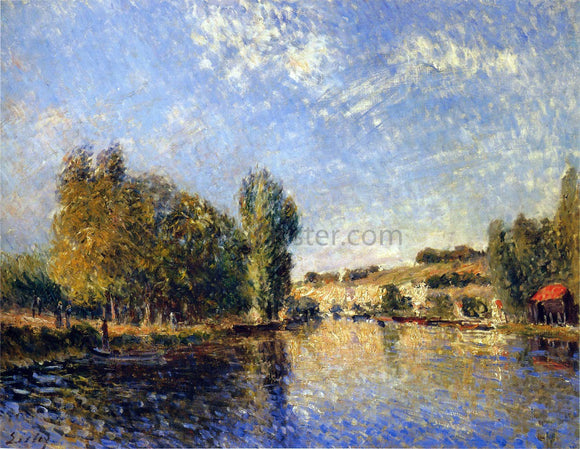  Alfred Sisley The Loing at Moret - Canvas Art Print