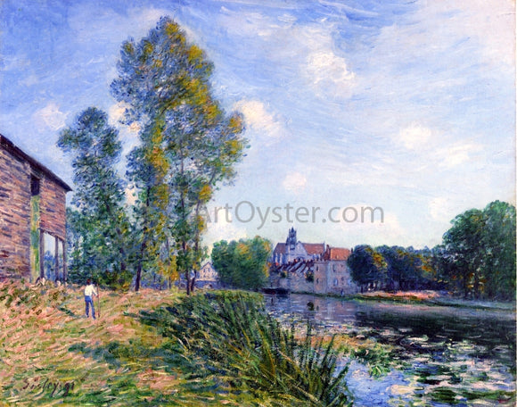  Alfred Sisley The Loing at Moret in Summer - Canvas Art Print