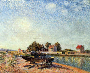  Alfred Sisley The Loing at Saint-Mammes - Canvas Art Print