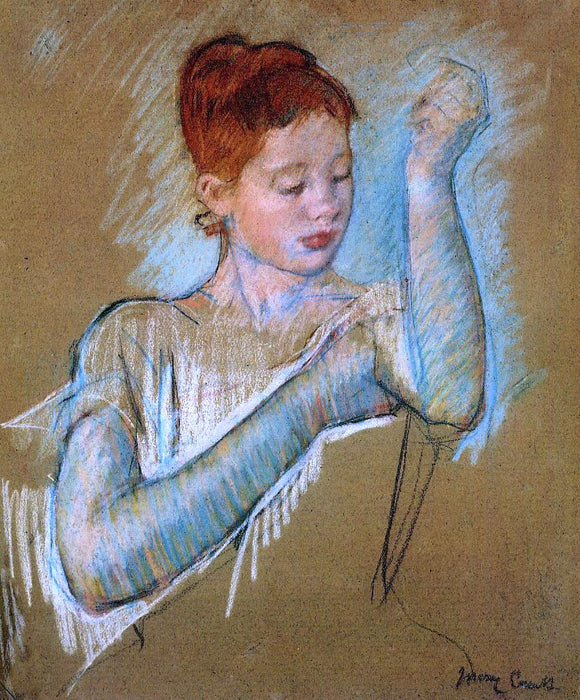  Mary Cassatt The Long Gloves - Canvas Art Print