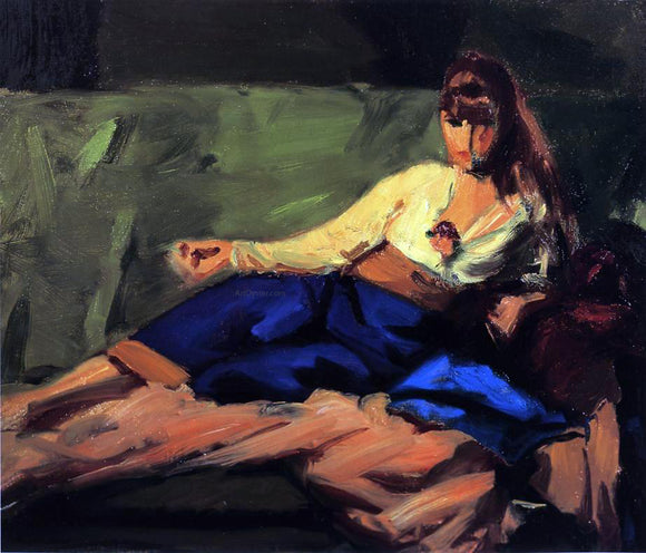  Robert Henri The Lounge (also known as Figure on a Couch) - Canvas Art Print
