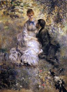  Pierre Auguste Renoir The Lovers - Canvas Art Print