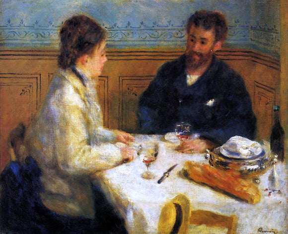  Pierre Auguste Renoir The Luncheon - Canvas Art Print