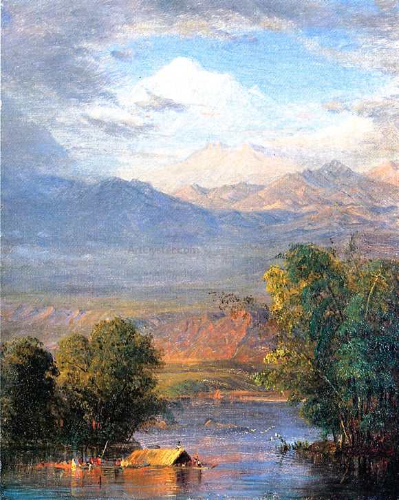  Frederic Edwin Church The Magdalena River, Equador - Canvas Art Print