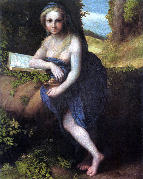  Correggio The Magdalene - Canvas Art Print