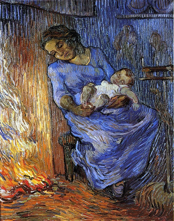 Vincent Van Gogh The Man is at Sea (after Demont-Breton) - Canvas Art Print