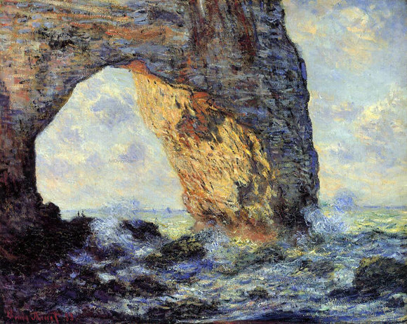  Claude Oscar Monet The Manneport, Etretat - Canvas Art Print