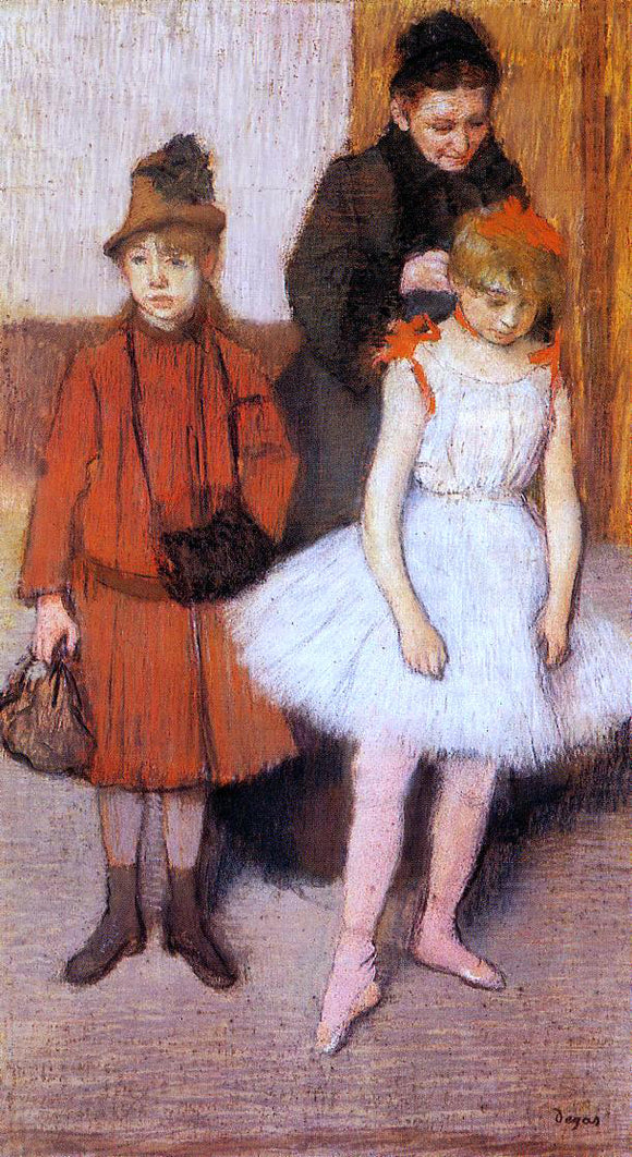  Edgar Degas The Mante Family - Canvas Art Print